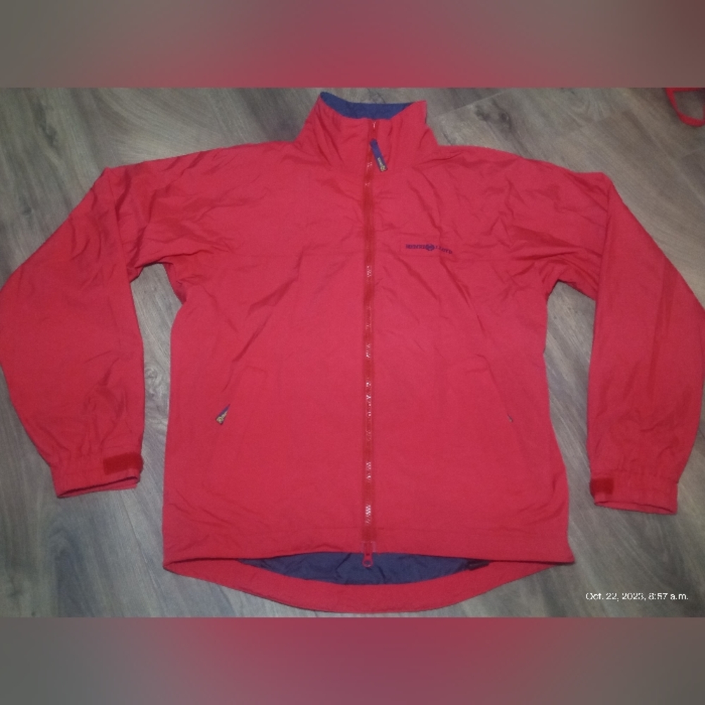 Henry Lloyd Red Fall/Spring Jacket Coat Size Small